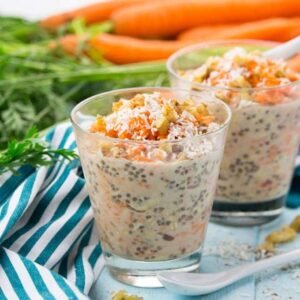 Easy Carrot Cake Chia Pudding 