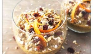 Easy Carrot Cake Chia Pudding 