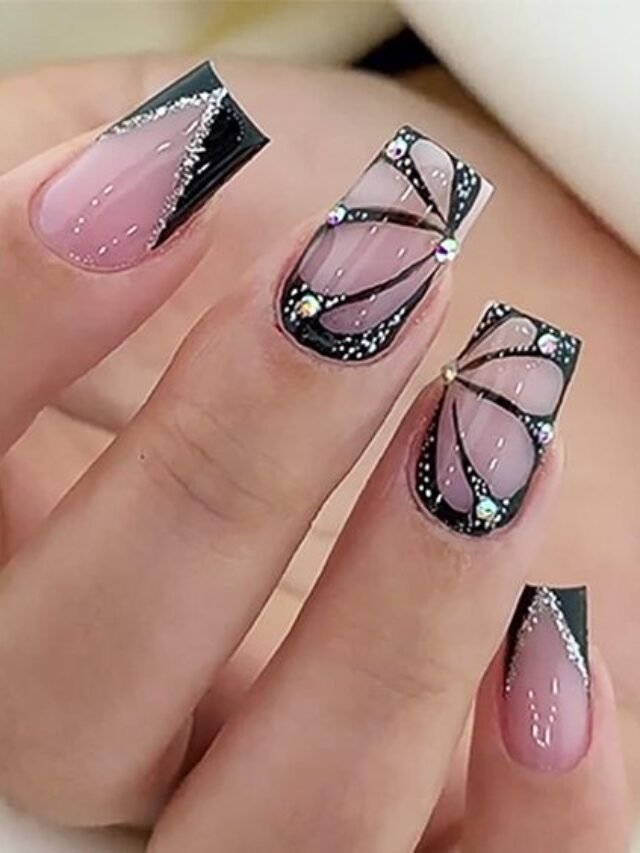 13 Black French Manicure Nails Designs That Are Anything But Basic